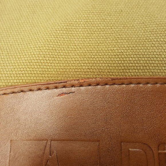 Cutter & Buck Messenger Bag Canvas/Leather *Embossed, AS IS - Picture 6 of 16